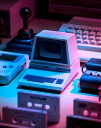 Image of a retro pcs